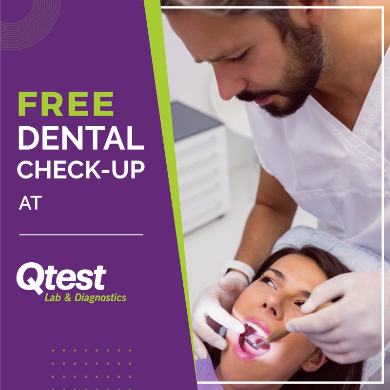 Free Dental Checkup - Qtest Diagnostics Kharadi, Pune